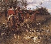 Hans Schmidt The Morning Hunt oil painting artist